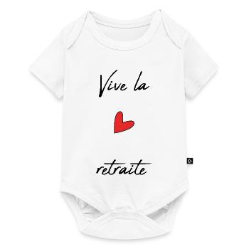 RETIREMENT. RETIREMENT. RETIRED. RETIREMENT - Baby Premium short-sleeve bodysuit - white - Front