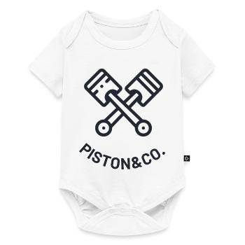 PISTON - CO - Baby Premium short-sleeve bodysuit - white - Front