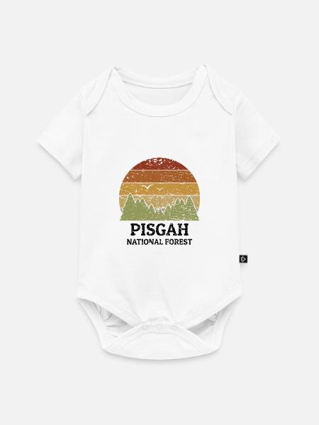 Pisgah National Forest - Baby Premium Kurzarmbody - Weiß
