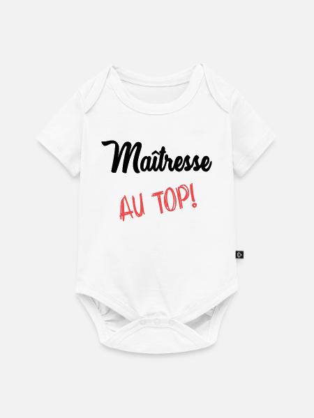 GELIEBTE - Baby Premium Kurzarmbody - Weiß
