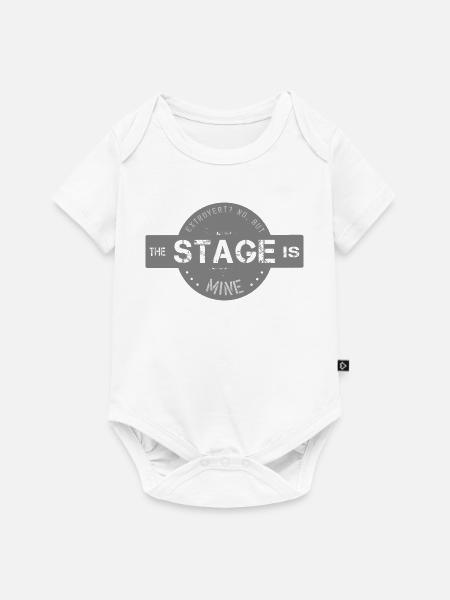 extrovertiert Mittelpunkt - Baby Premium Kurzarmbody - Weiß
