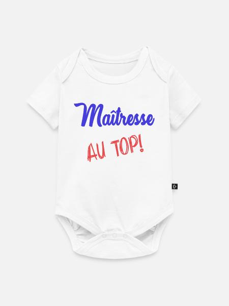 GELIEBTE - Baby Premium Kurzarmbody - Weiß
