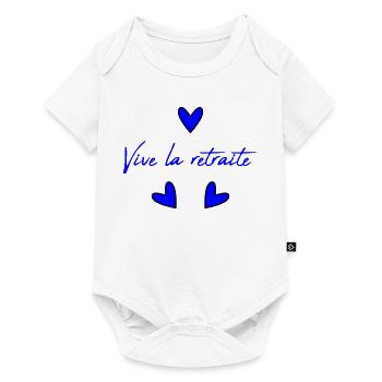 RETIREMENT. RETIREMENT. RETIRED. RETIREMENT - Baby Premium short-sleeve bodysuit - white - Front