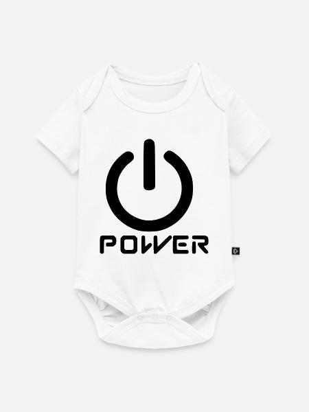 Macht - Baby Premium Kurzarmbody - Weiß
