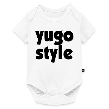 Yugo style - united style of Balkan - Baby Premium short-sleeve bodysuit - white - Front