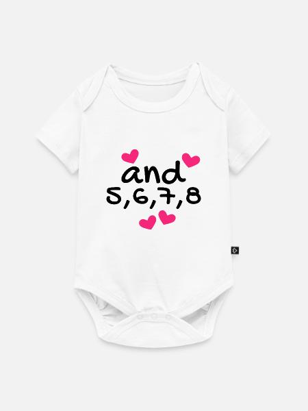 Tanzen Tanz Tanzkurs Rhythmus - Baby Premium Kurzarmbody - Weiß