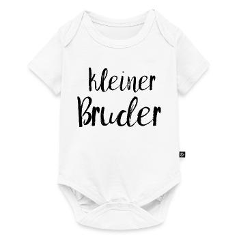 kleiner Bruder - Baby Premium Kurzarmbody - Weiß - Vorne