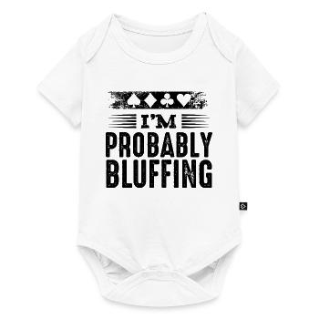 Poker - Baby Premium short-sleeve bodysuit - white - Front