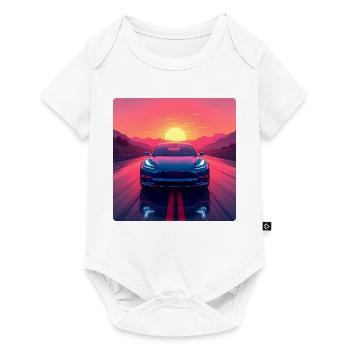 Electric Highway - Baby Premium short-sleeve bodysuit - white - Front