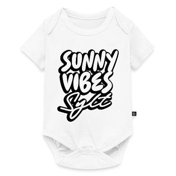 SUNNY VIBES SYLT - Baby Premium short-sleeve bodysuit - white - Front