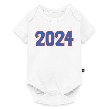 2024.Happy New Year. NEW YEAR'S EVE. NEW YEAR. - Baby Premium short-sleeve bodysuit - white - Front