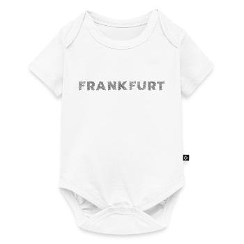Francfort-ville en Hesse Lettrage à couver - Body à manches courtes Premium Bébé - blanc - Devant