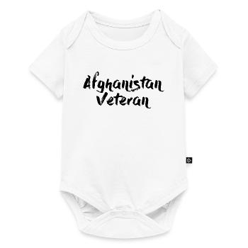 Afghanistan Veteran Klein - Baby Premium Kurzarmbody - Weiß - Vorne