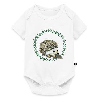 Hedgehog - Baby Premium short-sleeve bodysuit - white - Front
