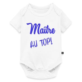 MEISTER. MEISTER. HUMOR - Baby Premium Kurzarmbody - Weiß - Vorne