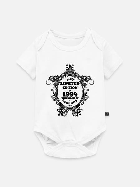 1994 - Baby Premium Kurzarmbody - Weiß