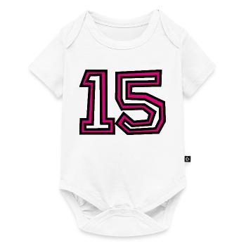 15 - Baby Premium short-sleeve bodysuit - white - Front