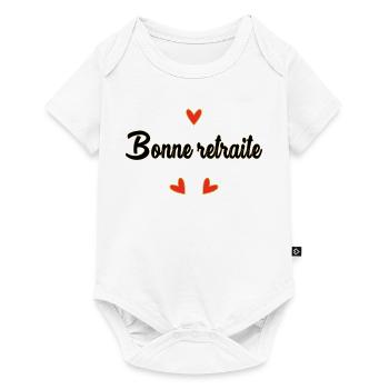 RETIREMENT. RETIREMENT. RETIRED. RETIREMENT - Baby Premium short-sleeve bodysuit - white - Front