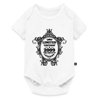 2009 - Baby Premium Kurzarmbody - Weiß - Vorne