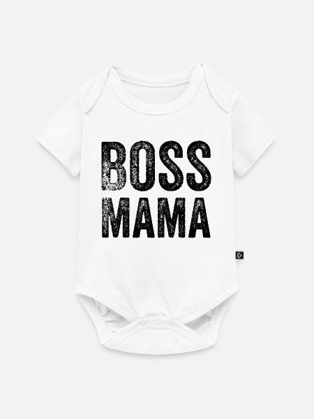 lustiger Chef-Spruch - Baby Premium Kurzarmbody - Weiß