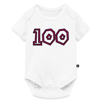100. 100 JAHRE. 100-JÄHRIGES JUBILÄUM. GEBURTSTAG 1001 - Baby Premium Kurzarmbody - Weiß - Vorne