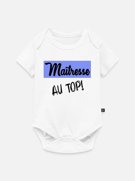 GELIEBTE - Baby Premium Kurzarmbody - Weiß
