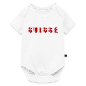 SUISSE. PAYS - Body à manches courtes Premium Bébé - blanc - Devant