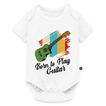 guitare - Body à manches courtes Premium Bébé - blanc - Devant