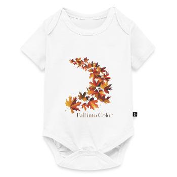 Fallen Sie in Farbe - Baby Premium Kurzarmbody - Weiß - Vorne