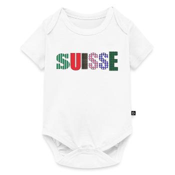 SUISSE. PAYS - Body à manches courtes Premium Bébé - blanc - Devant