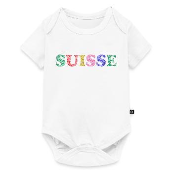 SUISSE. PAYS - Body à manches courtes Premium Bébé - blanc - Devant