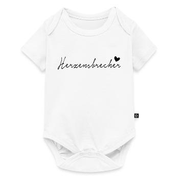 Herzensbrecher - Baby Premium Kurzarmbody - Weiß - Vorne