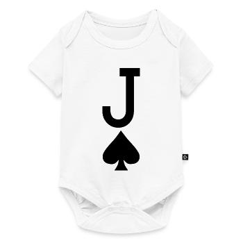 Carte à jouer au poker - Jack of Spades / Jokers - Body à manches courtes Premium Bébé - blanc - Devant