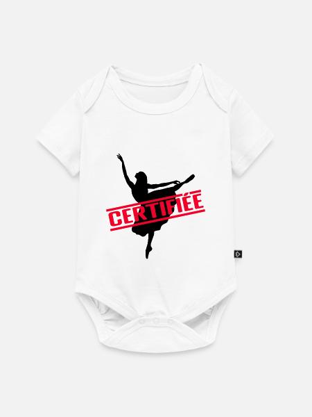 BEGLAUBIGT - Baby Premium Kurzarmbody - Weiß