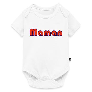 MAMA. MUTTERTAG. ALLES GUTE ZUM GEBURTSTAG MAMA. ICH LIEBE DICH - Baby Premium Kurzarmbody - Weiß - Vorne