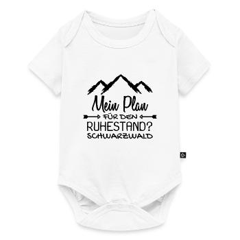 Schwarzwald Schwaben Schwabe Rentner Geschenk - Baby Premium Kurzarmbody - Weiß - Vorne