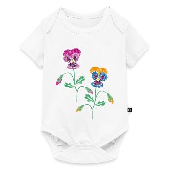 Pensée - Body à manches courtes Premium Bébé - blanc - Devant