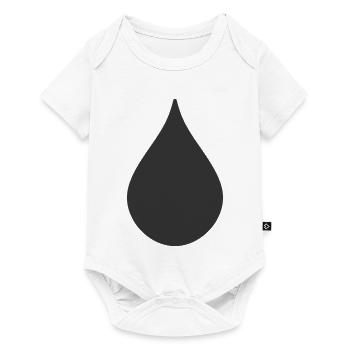 Symbole de logo drop shape - Body à manches courtes Premium Bébé - blanc - Devant