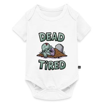 Dead Tired - Baby Premium short-sleeve bodysuit - white - Front