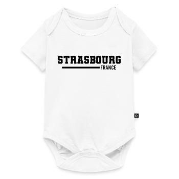 Strasbourg | France - Baby Premium short-sleeve bodysuit - white - Front