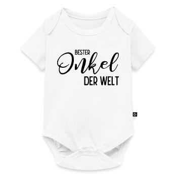 Bester Onkel der Welt - Baby Premium Kurzarmbody - Weiß - Vorne