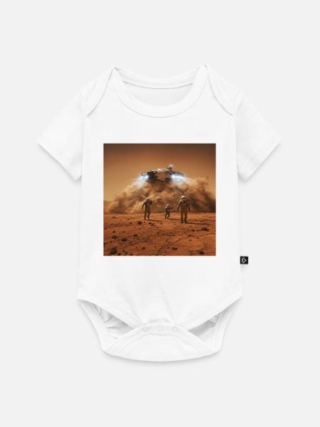 Wild Wild Space - Baby Premium Kurzarmbody - Weiß
