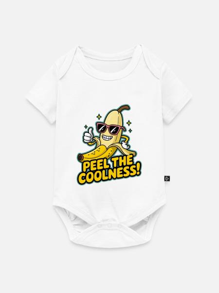 Schälen Sie die Coolness! - Baby Premium Kurzarmbody - Weiß