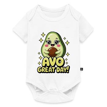 Avo Great Day! - Baby Premium short-sleeve bodysuit - white - Front