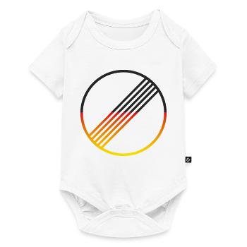 UNLIMITED GERMANY par Unlimited Apparel - Body à manches courtes Premium Bébé - blanc - Devant