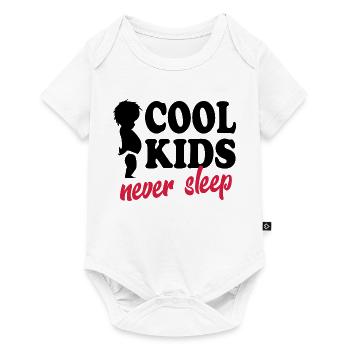 Baby Cool Never Sleep Never Sleep - Baby Premium short-sleeve bodysuit - white - Front