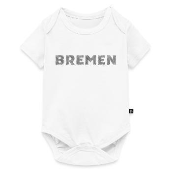 Bremen Germany Hanseatic City Hatching lettering - Baby Premium short-sleeve bodysuit - white - Front