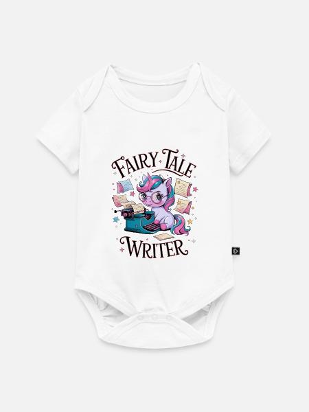Märchenautor - Baby Premium Kurzarmbody - Weiß