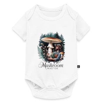 Maître des champignons - Body à manches courtes Premium Bébé - blanc - Devant