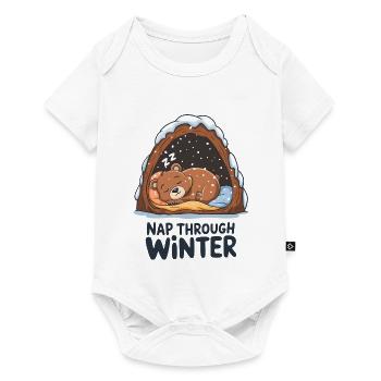 Nap Through Winter - Baby Premium short-sleeve bodysuit - white - Front